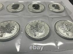 10 PANDA PRIVY 2016 1 oz SEALED Silver Maple Leaf Reverse Proof Coin