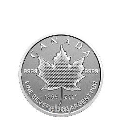 15 $ Dollar 5 Coin Silver Maple Leaf Fractional Set Pulsating Canada 2021