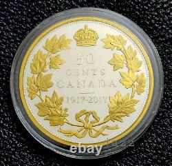 1917-2017 Canada 2 OZ Pure Silver Maple EXCLUSIVE Masters Club 2 RCM UNC