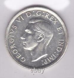 1947 Canada $1 George VI Silver Dollar with Maple Leaf