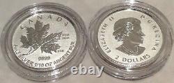 1980-2020 O-Canada National Anthem Act Maple Leaf Fractional Set 5-Coins Silver