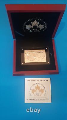1988-2018 30th Anniversary of the Silver Maple Leaf W BOX & COA
