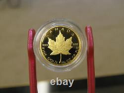 1989 Canada Commemorative Maple Leaf Silver Gold Platinum Three Coin Set