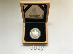 1989 Canada Proof 1oz. Silver Maple Leaf In Wooden Box