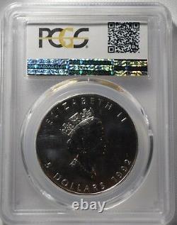 1992 Canada Silver Maple Leaf PCGS MS69 HIGHEST GRADE IN THE WORLD! Pop. THREE