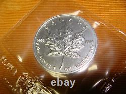 1997 Canada Maple Leaf 5 Dollar 1 Oz. 9999 Silver Coin Key Date Low Mintage-wow
