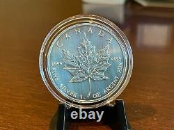 1997 Canada Silver Maple Leaf $5 Dollars 1 oz. Silver round Key Date