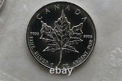 1997 Canada Silver Maple Leaf Key date the Lowest Mintage of SMLs