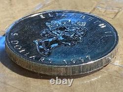 1997 Canadian $5 Silver Maple Leaf. 9999 Pure 1 oz coin THE Collectible Of All