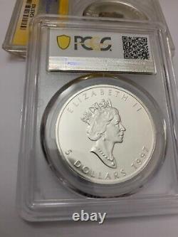 1997 Silver Maple leaf PCGS MS68