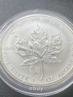 1998-2009 Maple Leaf Privy 1 oz Silver Coin Lunar Serie- Complete Set-see Descri