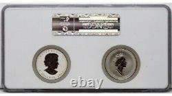 1998 2012 Canada Maple Leaf Five PROOF SILVER Titanic NGC SP69 SP 69 TWO COINS