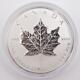 1998 Canada $50 Fine 99.99% 10 Oz Silver Maple Leaf 10th Anniversary