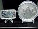 1998 Canada $50 Silver 10th Anniversary 10oz Maple Leaf With 1oz Set Box Ecc&c