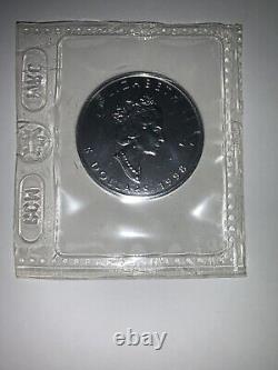 1998 Canada $5 Silver Maple Leaf Sml 1 Oz Coin Sealed