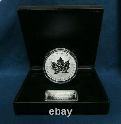 1998 Canada Maple Leaf $50 10th Anniversary With Case & Cert