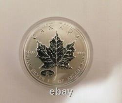 1998 Silver Maple Leaf Coin 1908 1998 Privy Canada 1 Oz $5 Reverse Proof