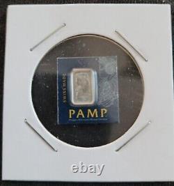 1Gram Canada Maple Gold Coin + 1 Gram Platinum PAMP Suisse + Silver Mercury Dime