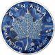 1 Oz Silver Coin 2022 Canada $5 Maple Seasons February Bejeweled Leaf Insert