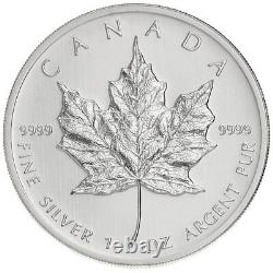 1 oz Canadian Silver Maple Leaf Coin (Random Year Lot of 10)