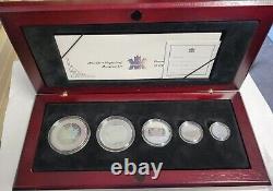 2003 Canada silver maple hologram 5- coin set WithOGP