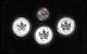 2004-2005 Canada Legacy Of Liberty (3) 1oz Silver Maple Leaf Comm. Coin Set