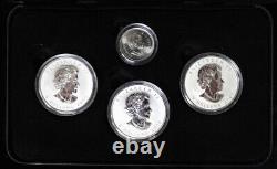 2004-2005 Canada LEGACY of LIBERTY (3) 1oz SILVER Maple Leaf Comm. Coin Set