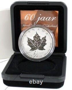 2005 1 Oz Silver Maple Dutch Tulip Privy (3500 Minted) RARE Mint Condition