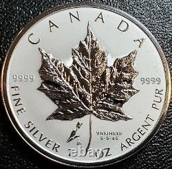 2005 CANADA $5 FREEDOM DUTCH TULIP Privy 1oz. 9999 Silver Maple Leaf Coin & COA