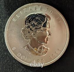 2011 1oz Canadian Silver Maple Leaf $5 Coin Queen Elizabeth II Lot of 13