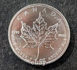 2011 1oz Canadian Silver Maple Leaf $5 Coin Queen Elizabeth II Lot of 13