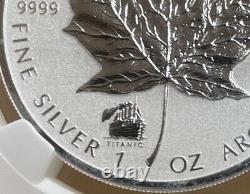 2012 Canada Titanic PRIVY NGC SP70 $5 Silver Maple Leaf Only 86 SP70 Graded