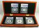 2013 25th Anniversary Canadian Silver Maple Leaf 5 Coin Set Anacs Rp70 Dcam