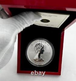 2013 $50 RCM 5 OZ. Silver Coin- 25th Anniversary Of The Silver Maple Leaf BOXED