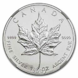 2013 Canada 1 oz Silver Maple Leaf MS-67 NGC (Obv Struck Thru) SKU#236816