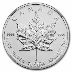 2013 Canada 1 oz Silver Maple Leaf MS-68 NGC (Obv Struck Thru) SKU#236814