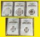 2013 Canada Silver Maple Leaf 25th Anniversay 5 Coin Set Ngc Pf 70 Reverse Proof