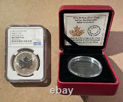 2014 CANADA MAPLE LEAF $5 Chicago ANA Privy NGC Reverse PF 68 UC OBC! Silver