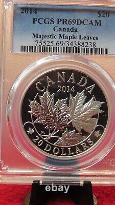 2014 Canada S$20 SILVER Maple Leaf Majestic Maple Leaves NGC PF 69 ULTRA CAMEO