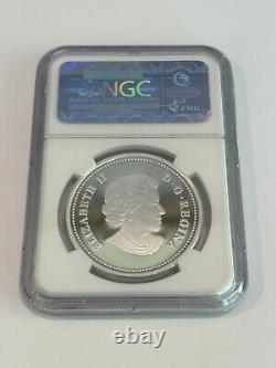 2014 Canada Silver 1oz $20 Maple Canopy Spring Colorized NGC PF 70 ULTRA CAMEO