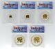 2014 Canada Silver Maple Leaf 5 Coin Set First Releases Anacs Rp70 Dcam Gilded