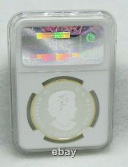 2014 Canada Silver Maple Leafs Gilt Reverse Proof NGC PF 70 5 Coins