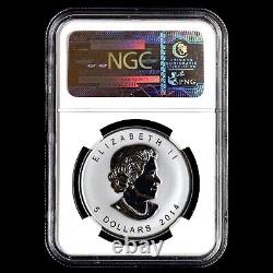 2014 Reverse Proof Silver Maple Leaf? Ngc Pf-70? $5 1st Releases? Trusted