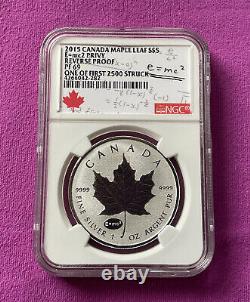 2015 $5 Canada Silver Maple Leaf NGC PF69 E=mc2 Privy Rev Proof