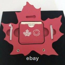 2015 Canada $20 1 oz. 999 Silver Maple Leaf Shaped Coin with Box, COA & Display