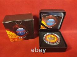 2015 Canada $5 1 oz Silver Maple Leaf Space Collection Solar Flare Ruthenium