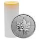 2016 1 Oz Canadian Silver Maple Leaf Tube Of 25 Bu. 9999 Silver Coins