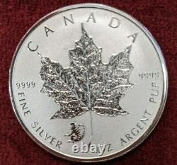 2016 CANADA 1 OZ $5 SILVER MAPLE LEAF WithMONKEY PRIVY. 9999 GEM BU- 19 Coins