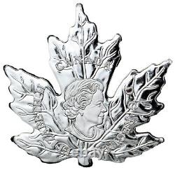 2016 Canada. 9999 1 Oz Silver Colorful Maple-leaf Shaped Coin With Ogp