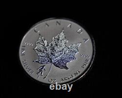 2016 Canada BIGFOOT Maple Leaf 9999 FINE Silver art bar coin round C857